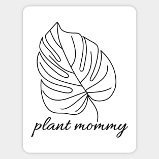 Monstera Leaf Garden Mommy Tropical Botanical Bliss Nature-Inspired Sticker